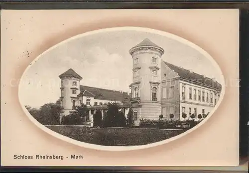 Rheinsberg Schloss Kat. Rheinsberg