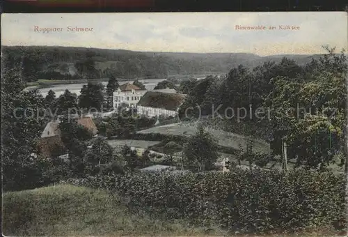 Binenwalde Panorama am Kalksee Kat. Neuruppin