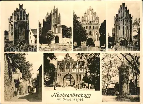Neubrandenburg Tore der Stadt Turm Kat. Neubrandenburg