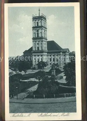 Neustrelitz Stadtkirche Markt Kat. Neustrelitz