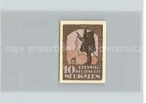 Neukalen Gutschein 10 Pfennig Kat. Neukalen