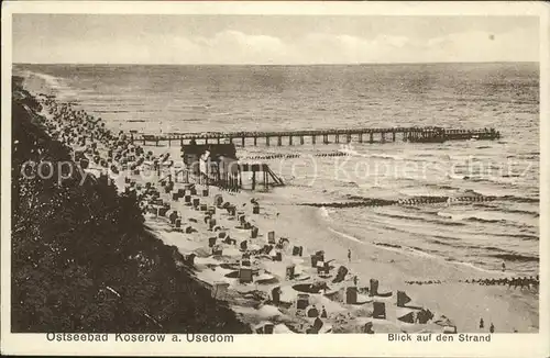 Koserow Ostseebad Usedom Strand Kat. Koserow