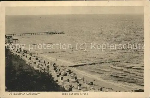 Koserow Ostseebad Usedom Strand Kat. Koserow