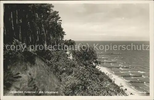 Koserow Ostseebad Usedom Am Uferstrand Kat. Koserow