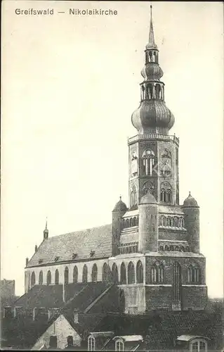 Greifswald Mecklenburg Vorpommern Nikolaikirche Kat. Greifswald