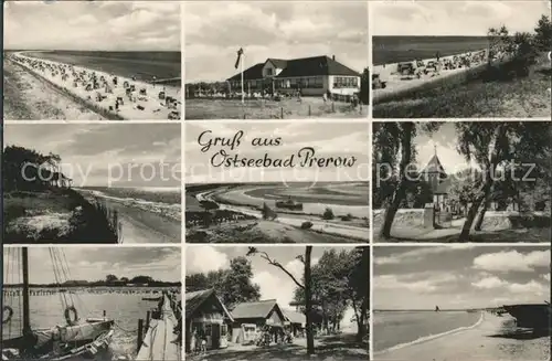 Prerow Ostseebad Strand baden Schiffe Kirchen / Darss /Nordvorpommern LKR