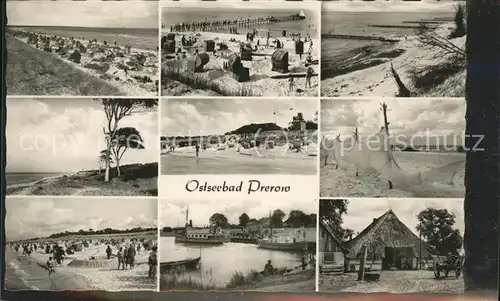 Prerow Ostseebad Strand Kate Schiffe  / Darss /Nordvorpommern LKR