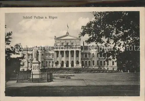 Putbus Ruegen Schloss Denkmal Kat. Putbus