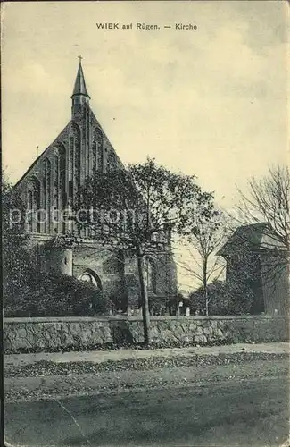 Wiek Ruegen Kirche Glockenturm aus Holz Kat. Wiek