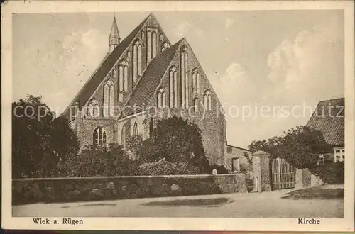 Wiek Ruegen Kirche Kat. Wiek