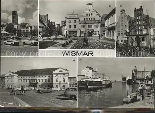 Wismar Mecklenburg Vorpommern Markt Kraemerstrasse Alter Schwede Rathaus Hafen / Wismar /Wismar Stadtkreis