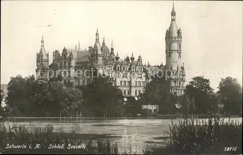 Schwerin Grossherzogliches Schloss Burgsee Kat. Schwerin