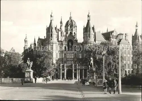 Schwerin Schloss Bruecke Kat. Schwerin