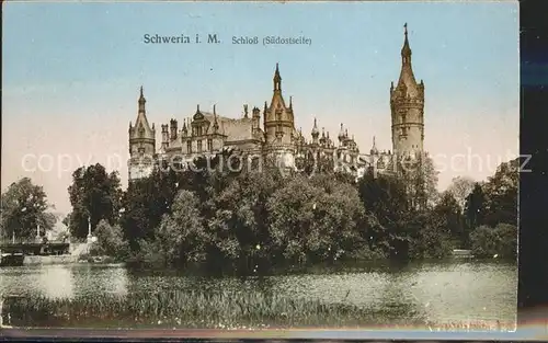 Schwerin Grossherzogliches Schloss See Kat. Schwerin