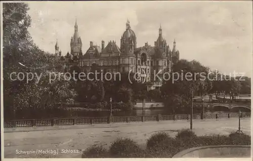 Schwerin Grossherzogliches Schloss Bruecke Kat. Schwerin