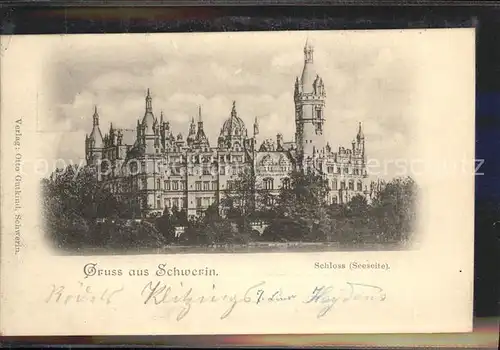 Schwerin Grossherzogliches Schloss Kat. Schwerin