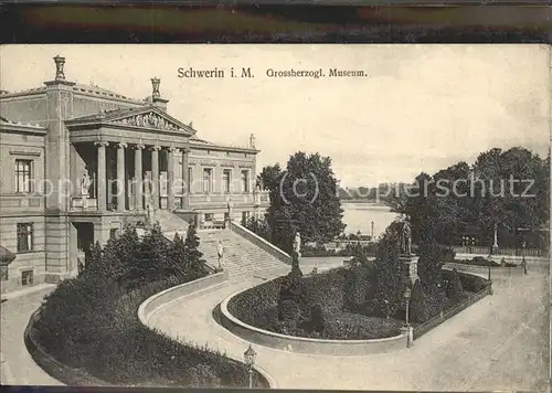 Schwerin Grossherzogliches Museum Denkmal Feldpost Kat. Schwerin