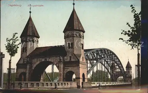 Magdeburg Koenigsbruecke Tor Kat. Magdeburg