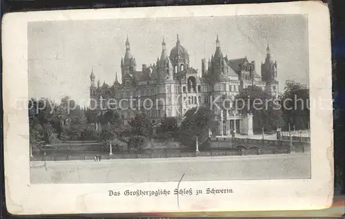 Schwerin Grossherzogliches Schloss Kat. Schwerin