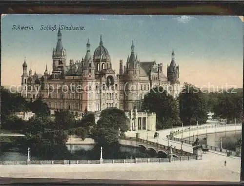 Schwerin Grossherzogliches Schloss Bruecke Kat. Schwerin