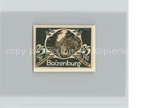 Boizenburg 25 Pfennig Reutergeld Kat. Boizenburg
