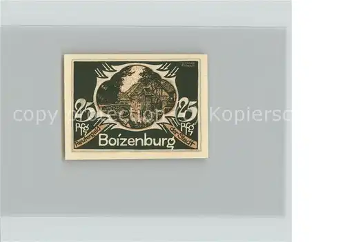 Boizenburg 25 Pfennig Reutergeld Kat. Boizenburg