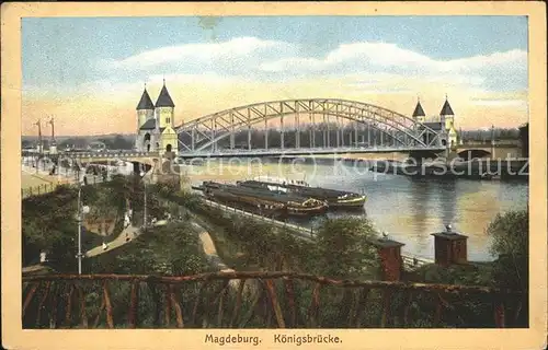 Magdeburg Koenigsbruecke Kat. Magdeburg