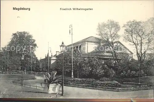 Magdeburg Friedrich Wilhelmsgarten Kat. Magdeburg