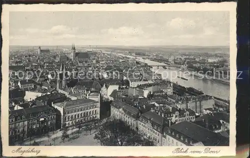 Magdeburg Domblick Kat. Magdeburg