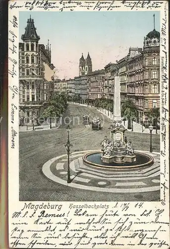 Magdeburg Haselbachplatz Kat. Magdeburg