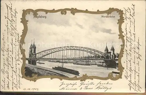 Magdeburg Nordbruecke Kat. Magdeburg