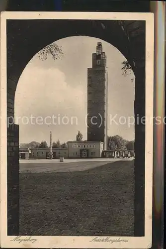 Magdeburg Ausstellungsturm Kat. Magdeburg