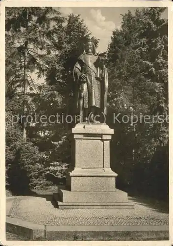 Tangermuende Kaiser Karl Denkmal Kat. Tangermuende