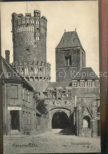 Tangermuende Neustaedter Tor Kat. Tangermuende