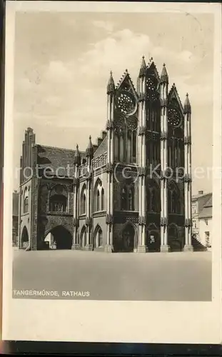 Tangermuende Rathaus Kat. Tangermuende