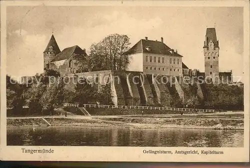 Tangermuende Gefaengnisturm Amtsgericht Kapitelturm Kat. Tangermuende