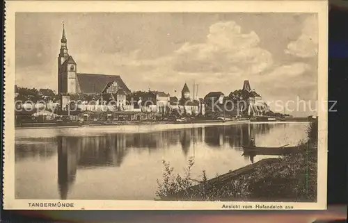 Tangermuende Stadtblick Kat. Tangermuende