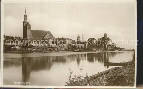 Tangermuende Stadtblick Kat. Tangermuende