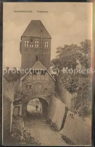 Tangermuende Rosspforte Kat. Tangermuende