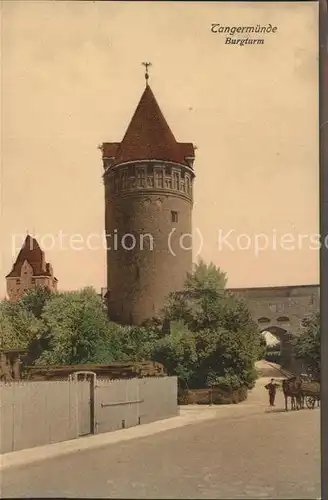 Tangermuende Burgturm Kat. Tangermuende