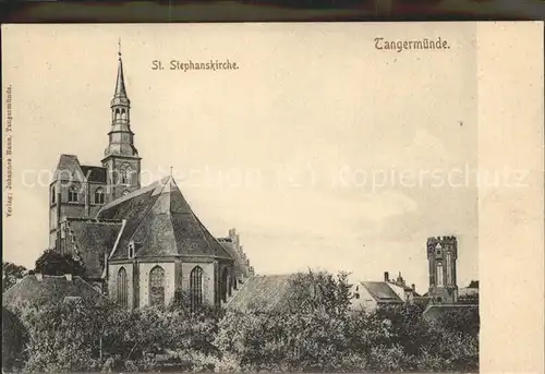 Tangermuende St Stephanskirche Kat. Tangermuende