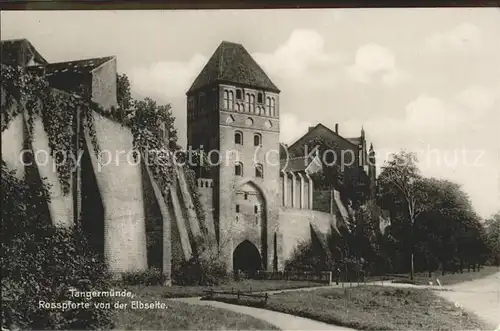 Tangermuende Rosspforte Elbseite Kat. Tangermuende