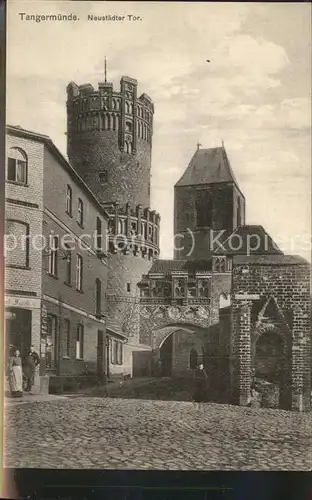 Tangermuende Neustaedter Tor Kat. Tangermuende