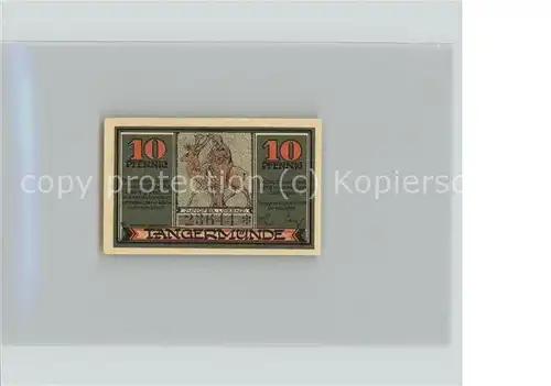 Tangermuende 10 Pfennig Schein Kat. Tangermuende