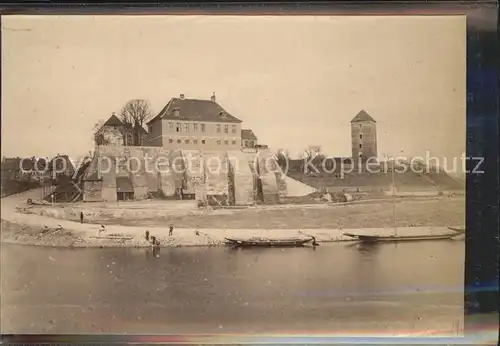 Tangermuende Burg Elbe Kaehne Kat. Tangermuende