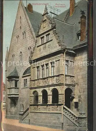 Halberstadt Rathaus Kat. Halberstadt