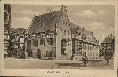 Halberstadt Rathaus Kat. Halberstadt