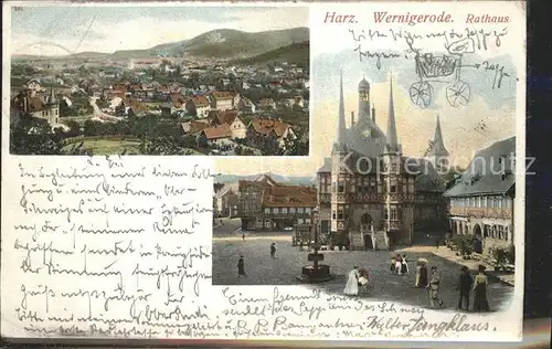 Wernigerode Harz Rathaus Kat. Wernigerode