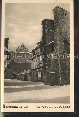 Wernigerode Harz Der Dullenturm Kat. Wernigerode