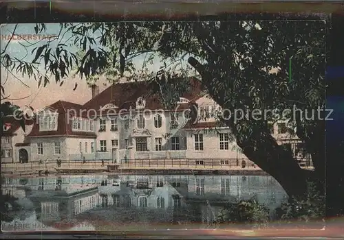 Halberstadt Marie Hauptmann Stift mit Teich Kat. Halberstadt